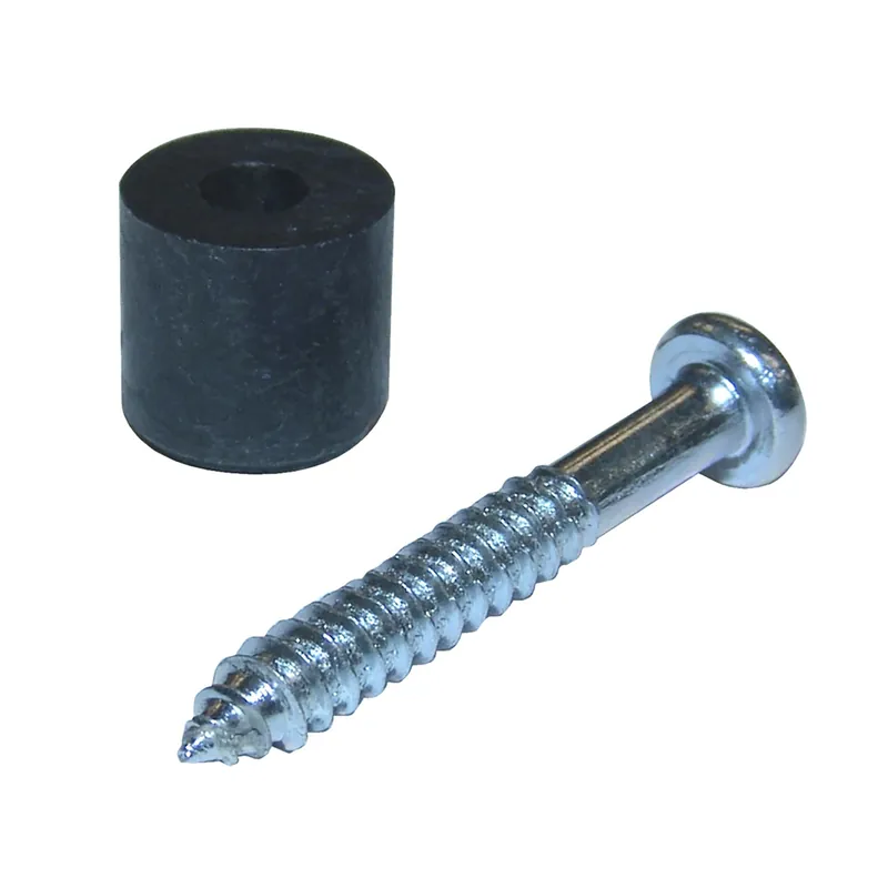 Crawford Zinc Plated Black/Silver Steel Pegboard Mounting Hardware 12 Pk