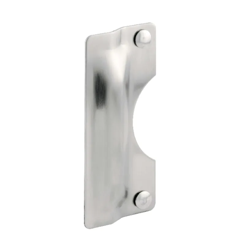3 In. X 7 In. Stainless Steel Latch Guard For Out-swinging Doors
