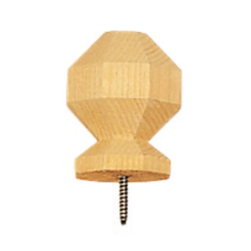 4 In. H X 3-1/4 In. W X 3-1/4 In. L Prefinished Brown Pine Post Cap