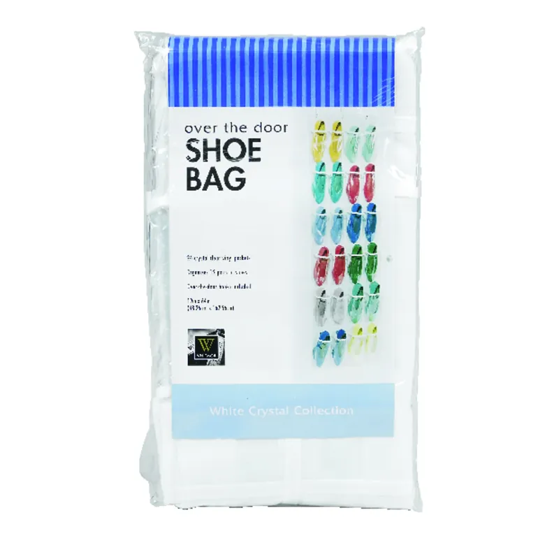 19 In. H X 1/4 In. W X 64 In. L Vinyl Shoe Bag With 24 Pockets