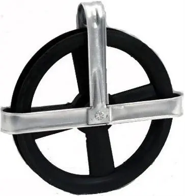 4-3/4" Plastic Clothesline Pulley For Easy Hanging And Laundry Solutions