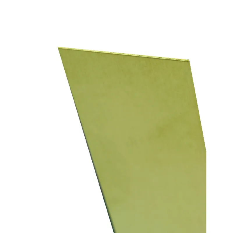 0.032 In. X 6 In. W X 12 In. L Mill Brass Plain Sheet Metal
