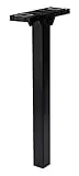 Solar Group Mb115b Roughneck Mailbox Post With Mounting Bracket - Black