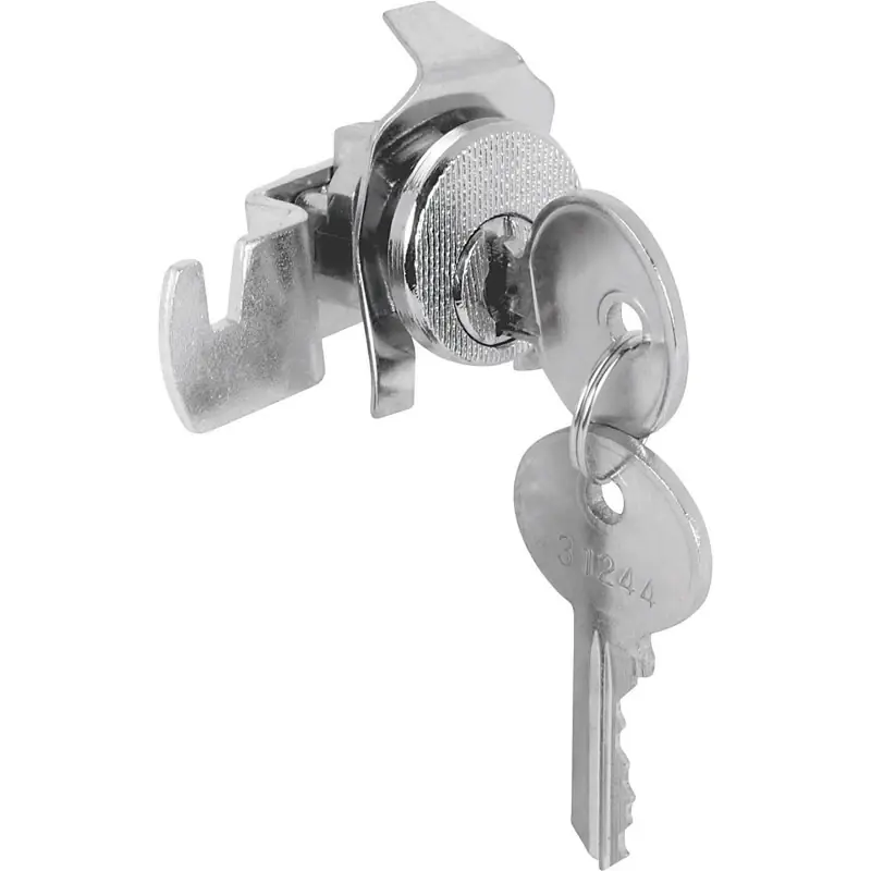 S4138 Chrome Steel Counter Clockwise Mailbox Lock With 5 Pins