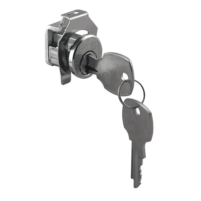 Brushed Nickel Steel Clockwise Mailbox Lock S4315 With 2 Keys