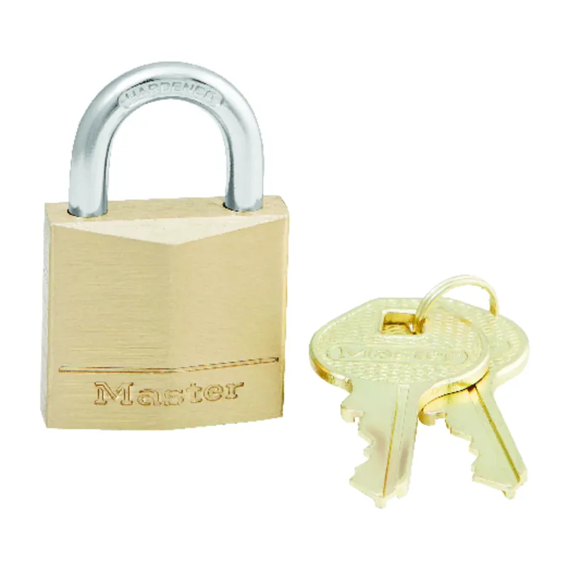 Master Lock 1 In. H X 5/16 In. W X 1-3/16 In. L Brass 4-Pin Cylinder Exterior Padlock