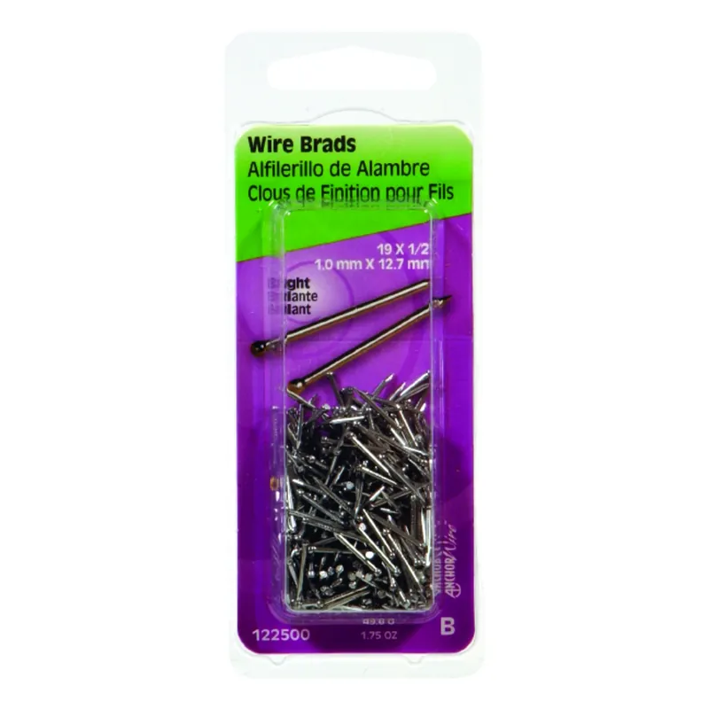 HILLMAN Anchor Wire 19 Ga. X 1/2 In. L Bright Steel Brad Nails 1 Pk 1.75 Oz