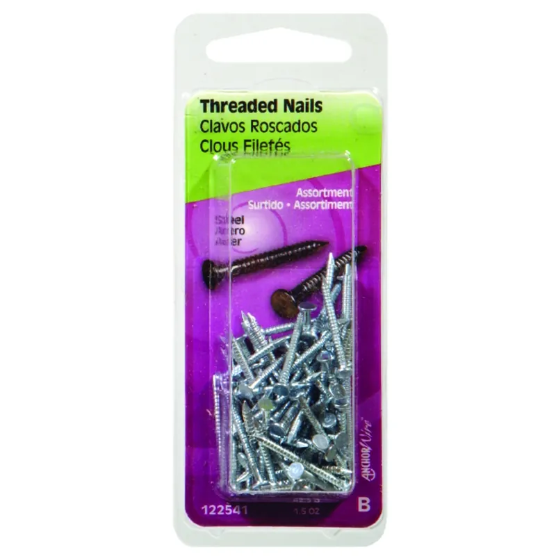 HILLMAN Anchor Wire 1-3/4 In. Threaded Bright Steel Nail Flat Head