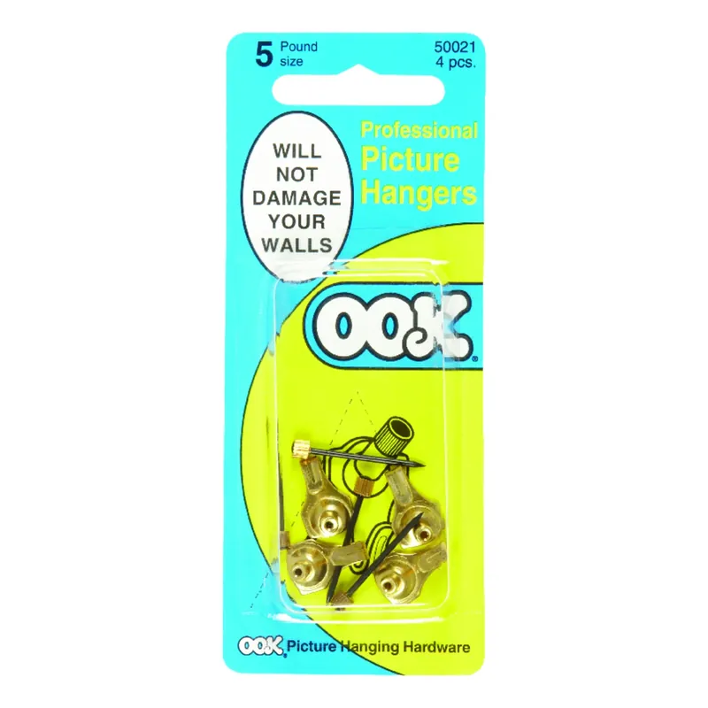 HILLMAN OOK Professional Picture Hanger 5 Lb 4 Pc