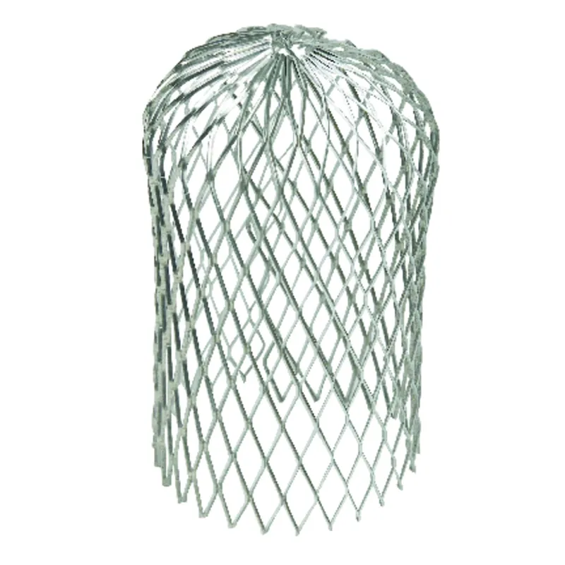Mesh Gutter Strainer, Expandable, Aluminum, 3 In.