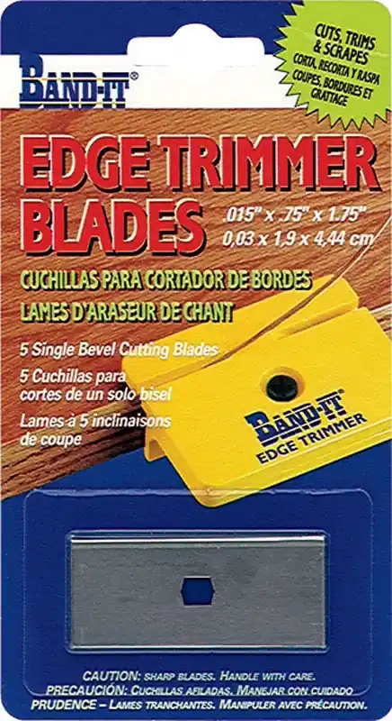 Band-It 0.75 In. W X 1.75 In. L Prefinished White Birch Wood Veneer Edge Banding