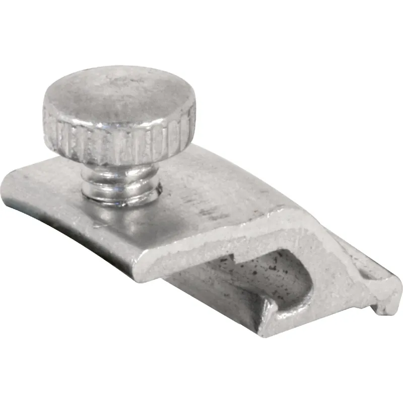 Prime-Line Mill Aluminum Storm Door Panel Clip For 1/2 Inch 8 Pk