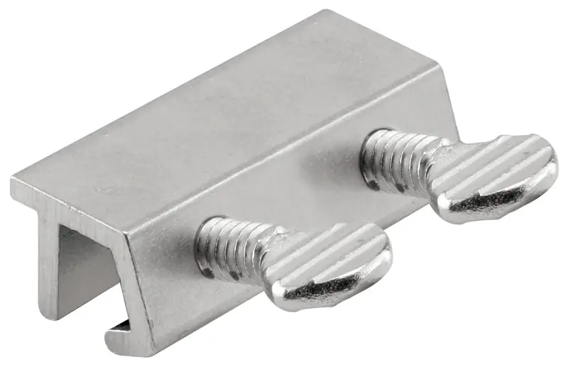 U 10679 Aluminum Indoor And Outdoor Thumb Patio Lock - Silver Finish