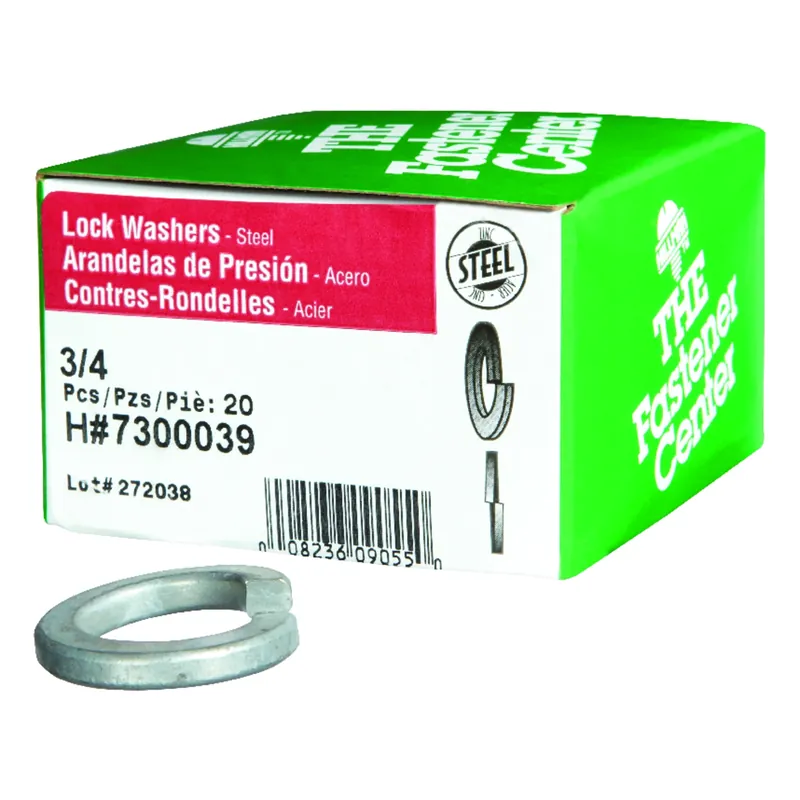 HILLMAN 3/4 In. D Zinc-Plated Steel Split Lock Washer 20 Pk