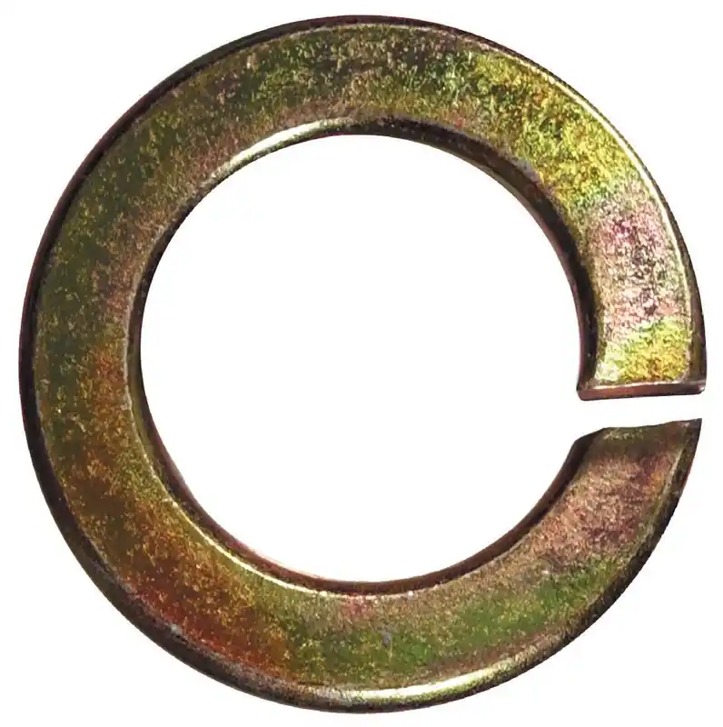 Hillman 9/16 In. D Yellow Dichromate Steel Split Lock Washer 50 Pk