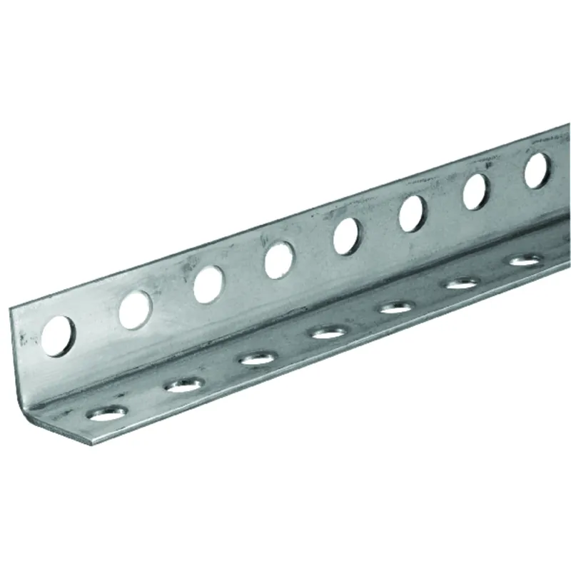 Zinc-plated 1-1/4 In. X 3 Ft. Perforated Steel Angle