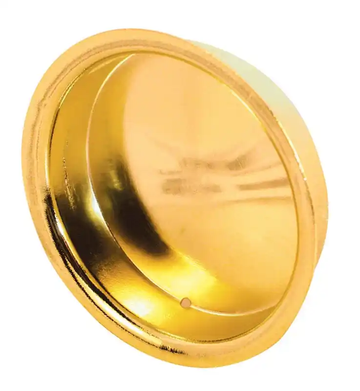 Prime-line 1-3/4 In. Brass-plated Steel Pull Handle For Doors - Model 163138