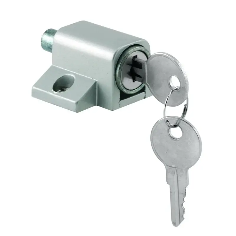 Zinc Indoor Patio Door Keyed Lock U9861 For Sliding Doors