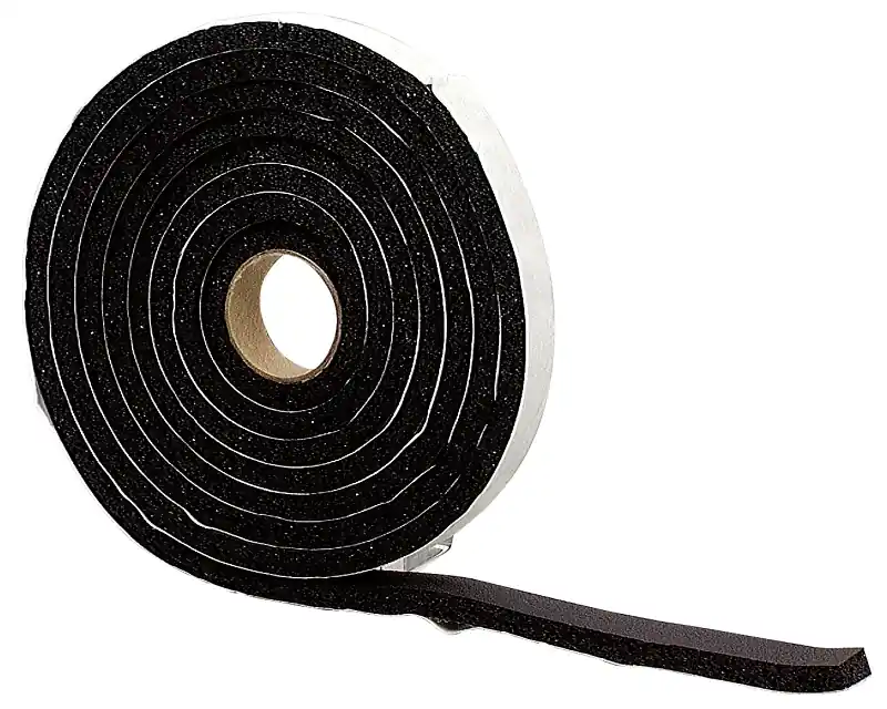 Weatherstrip Sponge, Black, 1/4 X 1/2-In. X 10-Ft.