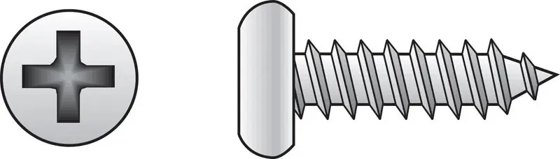 Hillman No. 12 X 2-1/2 In. L Phillips Pan Head Sheet Metal Screws 100 Pk