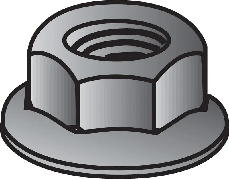 Hillman 3/8 In. 31 Zinc-Plated Steel USS Whiz Lock Nut 100 PK