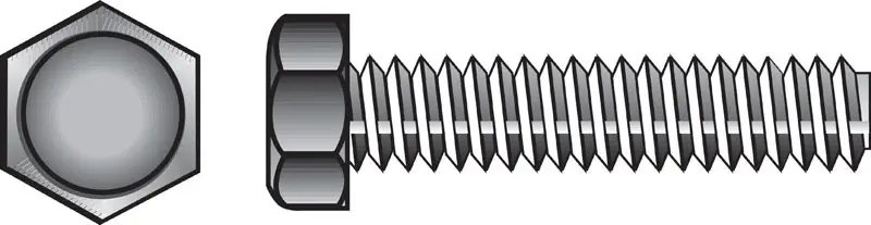 Hillman 1/4 In. D X 4 In. L Zinc Plated Steel Hex Tap Bolt 100 Pk