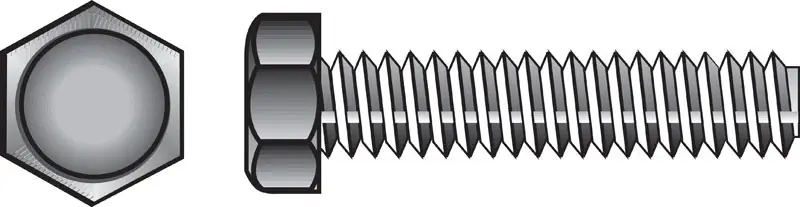 Hillman 5/16 In. 31 D X 2 In. 31 L Zinc Plated Steel Hex Tap Bolt 100 PK
