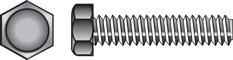 HILLMAN 5/16 In. D X 3 In. L Zinc Plated Steel Hex Tap Bolt 100 Pk