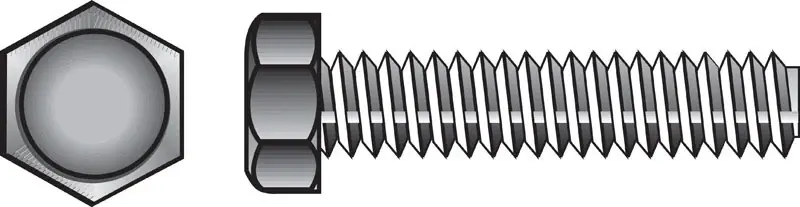 Hillman 3/8 In. 31 D X 3-1/2 In. 31 L Zinc Plated Steel Hex Tap Bolt 50 PK