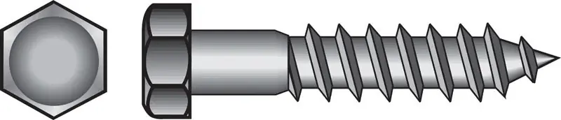 Hillman 1/2 In. X 10 In. L Hex Hot Dipped Galvanized Steel Lag Screw 25 Pk