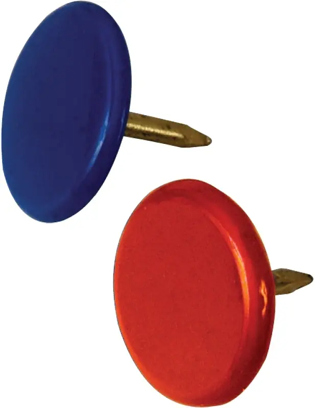 HILLMAN Anchor Wire 0.375 In. L Assorted Steel Thumb Tacks 40 Pk