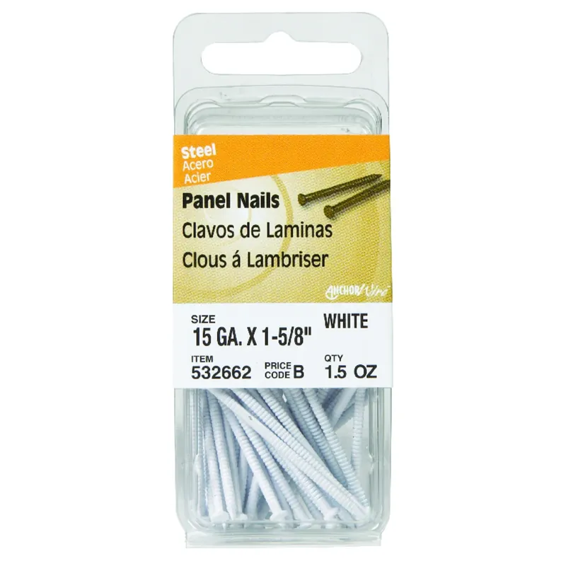 HILLMAN 1-5/8 In. Panel Steel Nail Flat Head