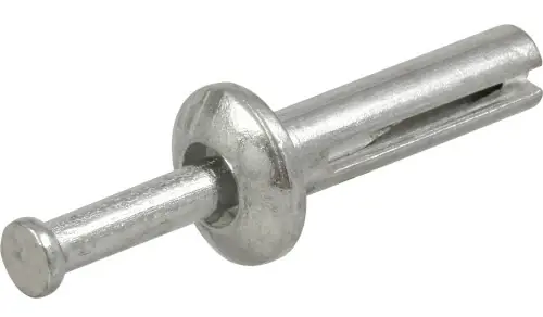HILLMAN 1/4 In. D X 1-1/2 In. L Zinc Round Head Hammer Drive Anchor 12 Pk