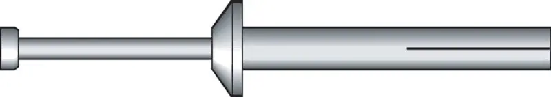 HILLMAN 1/4 In. D X 2 In. L Zinc Round Head Hammer Drive Anchor 10 Pk