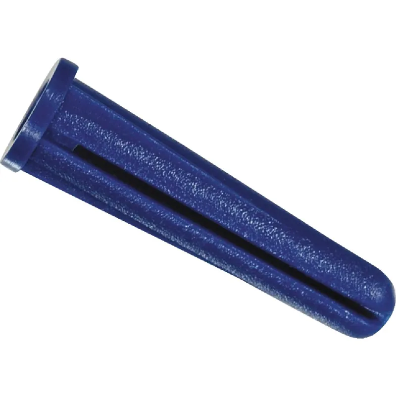 HILLMAN .164 In. D X 0.88 In. L Plastic Pan Head Conical Anchor 50 Pc