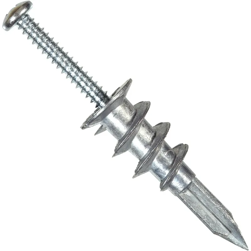 HILLMAN .164 In. D X 1-1/4 In. L Zinc Pan Head Wallboard Anchors 2 Pk