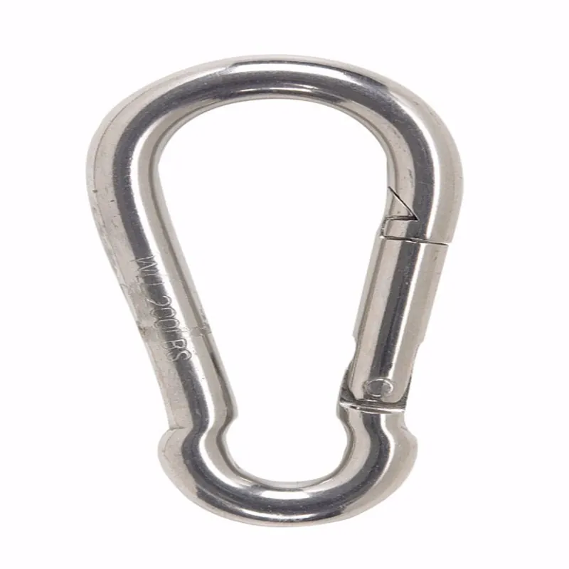 Spring Snap Link, Stainless Steel, 5/16-In.
