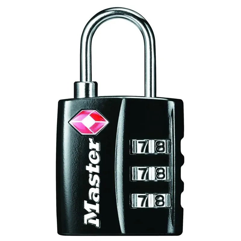 1.1875-in Black Zinc Shackle Tsa Accepted Combination Padlock Model 4680dblk