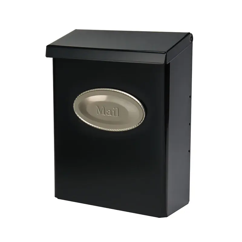 Designer Galvanized Steel Wall-mounted Lockable Mailbox 12-1/2 In. H