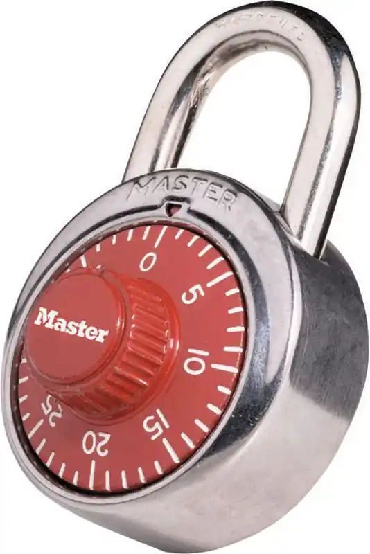 Master Lock 2 In. H X 1-7/8 In. W Stainless Steel 3-Dial Combination Combination Padlock