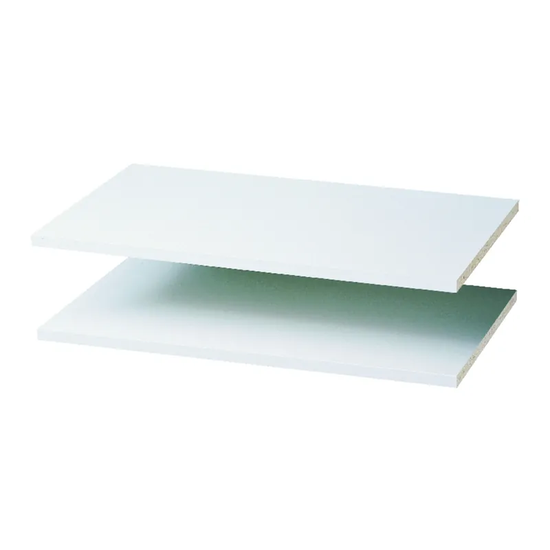 Easy Track 5/8 In. H X 24 In. W X 14 In. L Wood Closet Shelf