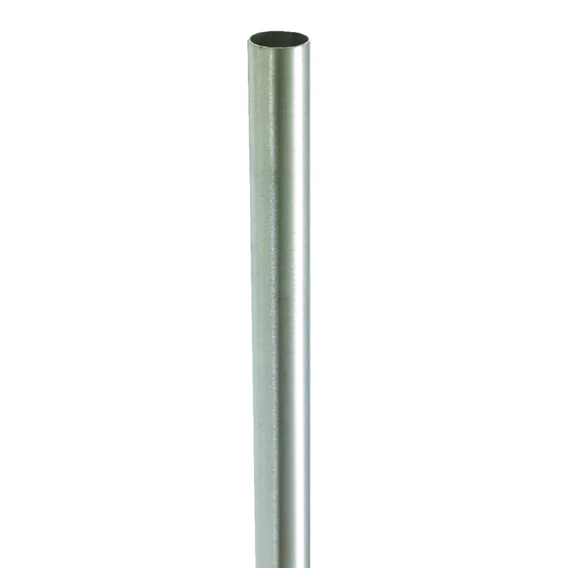 8 Ft. L X 1-5/16 In. D Heavy Duty Brushed Steel Closet Rod