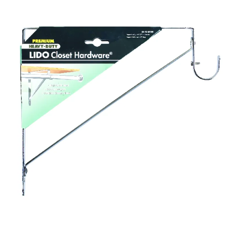 Lido 10-1/2 In. H X 1 In. W X 11 In. L Chrome Shelf Divider