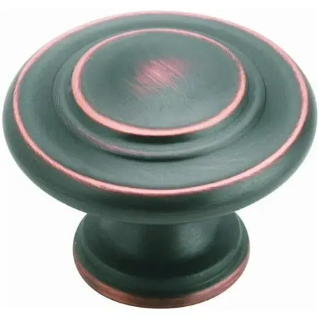 Inspirations Three Ring Cabinet Knob Oil Rubbed Bronze 1-1/4 Inch