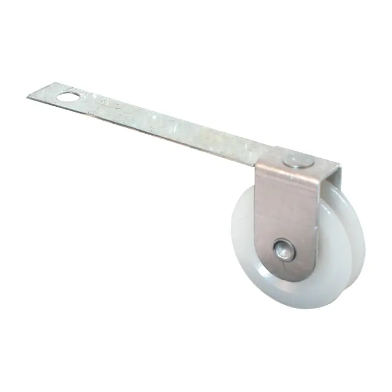 Prime-Line 1 In. Dia. X 1/4 In. L Mill Plastic/Steel Spring Tension Roller Assembly 2 Pk