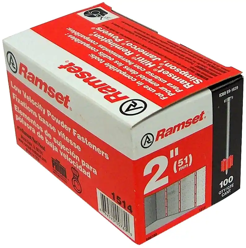 Ramset .3 In. D X 2 In. L Steel Round Head Drive Pin 100 Pk