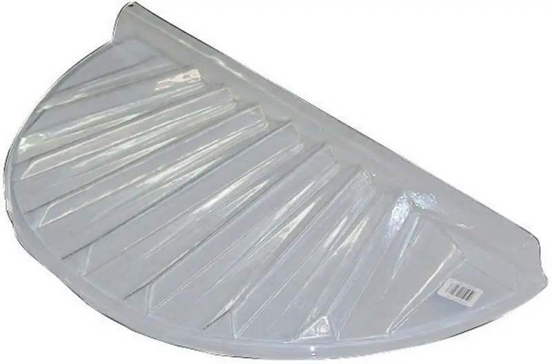 Window Well Cover, Low Profile, Circular, 35 X 17 X 4 In.