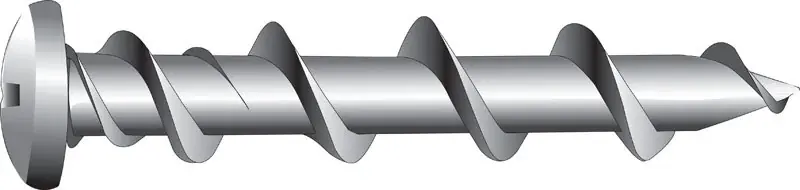 Hillman 3/16 In. 31 D X 1-1/4 In. 31 L Chrome Pan Head Walldog Screw & Anchor 20 PK