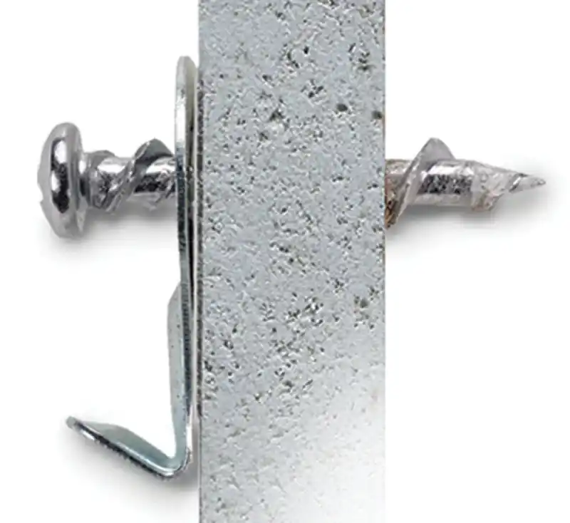 HILLMAN Wall Dog Brass-Plated Gold Self-Drilling Picture Hanger 50 Lb 2 Pk