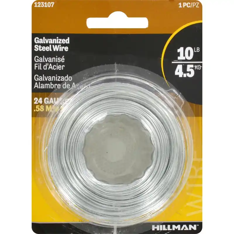 24-Gauge Galvanized Wire, 250-Ft.